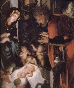 Hans Holbein The birth of Christ USA oil painting artist